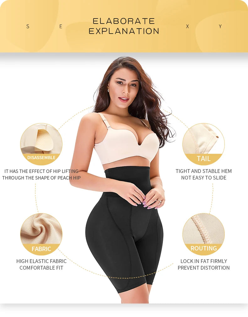Shapewear Feminino com Efeito Nádegas Falsas – Lifter de Bumbum e Controle de - Invicta Center