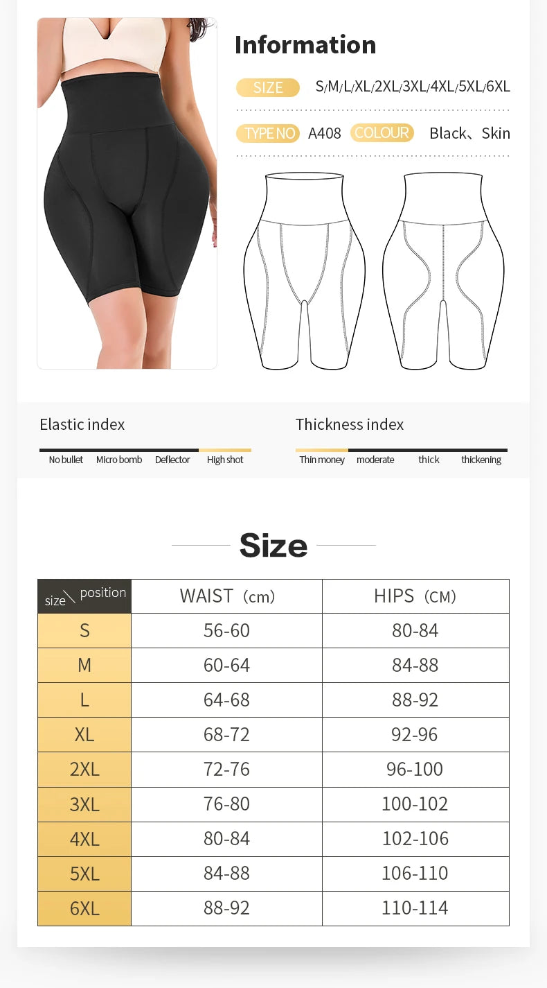 Shapewear Feminino com Efeito Nádegas Falsas – Lifter de Bumbum e Controle de - Invicta Center
