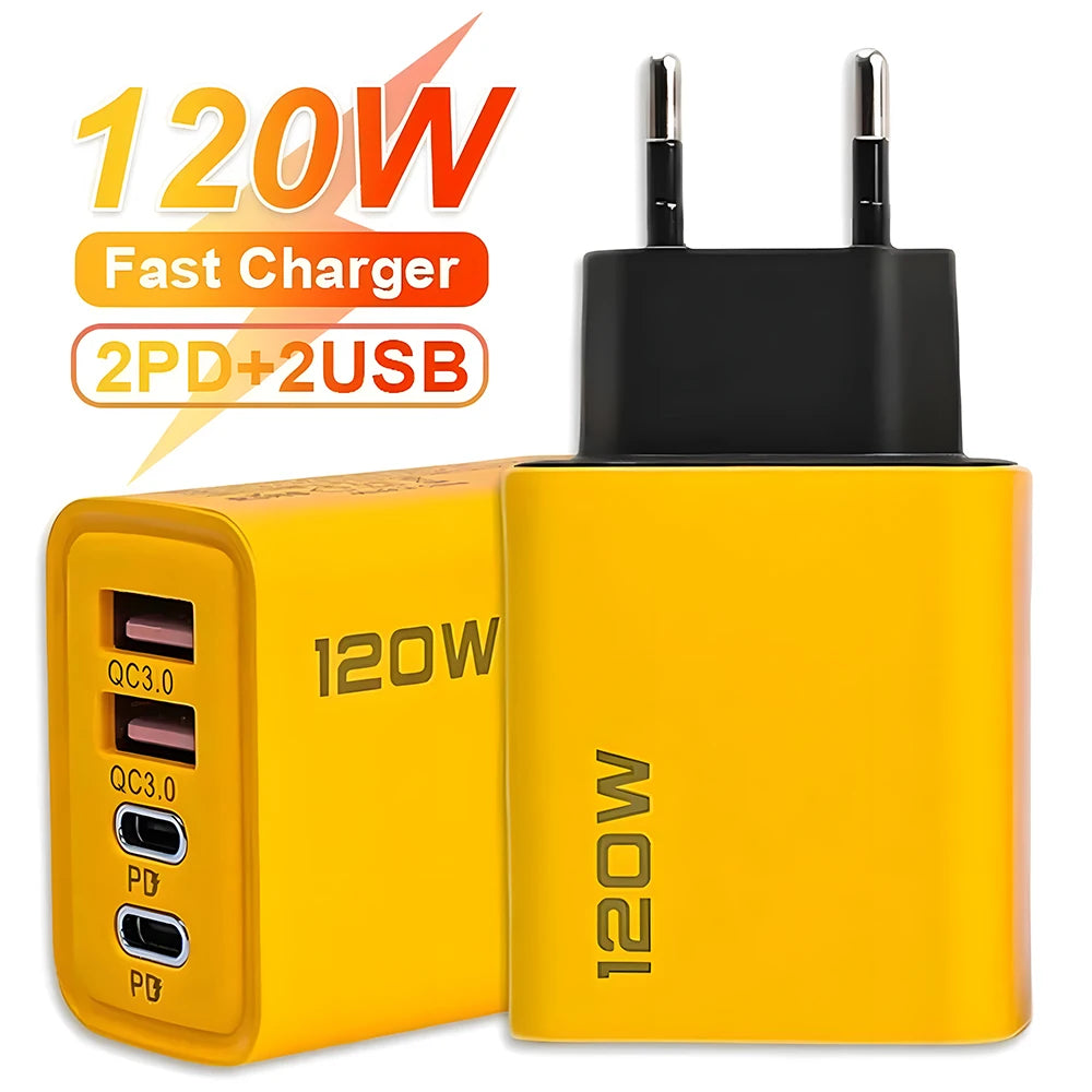 Carregador USB-C PD com Carga Rápida 3.0 – Adaptador de Parede Tipo C Ultra Eficiente - Invicta Center