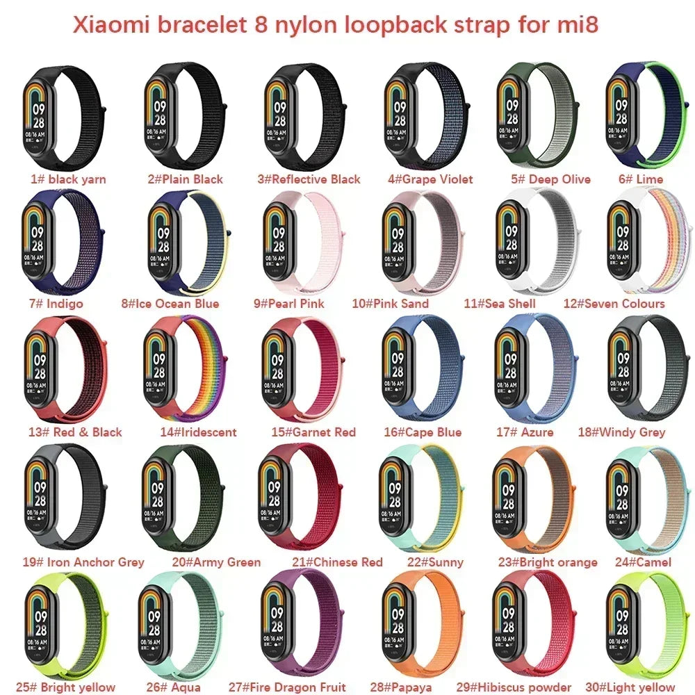 Pulseira de Nylon para Xiaomi Mi Band – Substituição com NFC, Confortável e Ajustável - Invicta Center