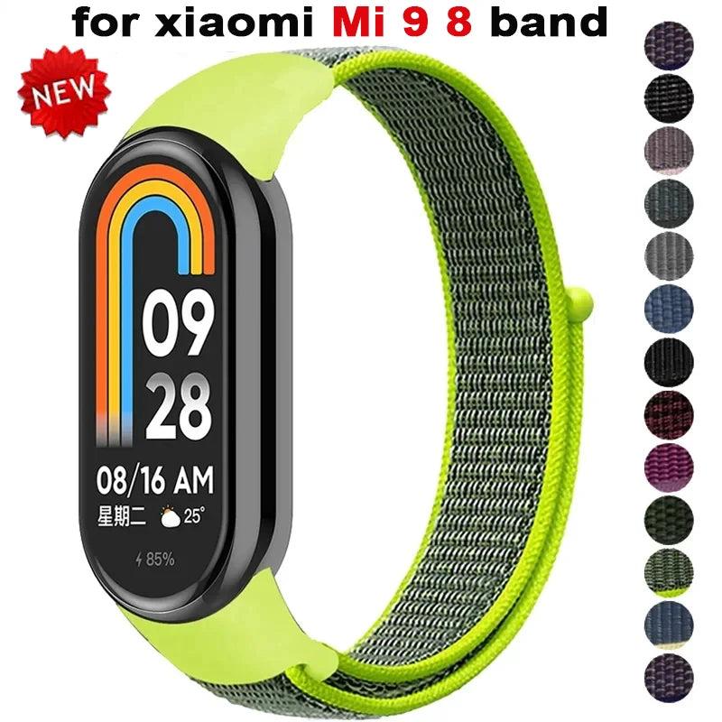 Pulseira de Nylon para Xiaomi Mi Band – Substituição com NFC, Confortável e Ajustável - Invicta Center