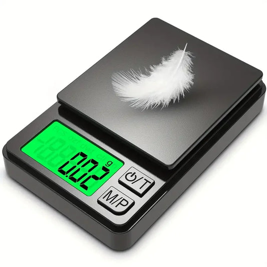 Balança de Bolso Digital de Precisão 1000g x 0,01g – Ideal para Alimentos, Joias e Uso Diário - Invicta Center